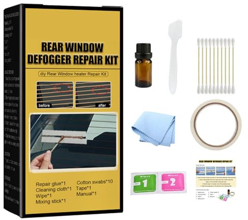 tongfeng Car Rear Window Defroster Repair Kit - Conductive Car Heated Rear Window Defroster Repair Kit - Rear Window Defogger Repair Kit For Car Scratches Broken Grid Lines