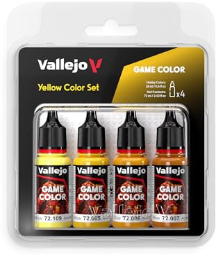 Vallejo Game Color Set 72378 Yellow Color Set (4x18ml)