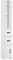 kleankin Modern Bathroom Storage Cabinet, Freestanding Tall Bathroom Cabinet with Open Shelves and 3 Cupboards with Door, for Bedroom Hallway, White