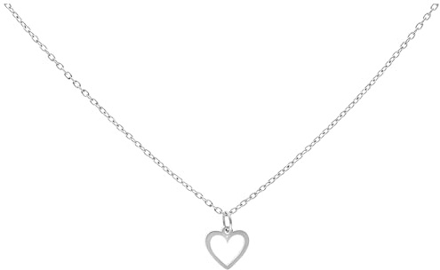 Wildcat Halskette - Little Heart Kette - Silber - Chirurgenstahl 316L - wasserfest, langlebig, hautverträglich