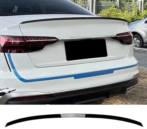 For Auto Perfectionists UK Boot Spoiler Lip Wing Aero Compatible With Audi A4 B9 Rear S4 Style 2016-2024