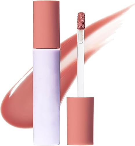 Beryse Lip Stain Oil, Staining Lip Oil, Long-Lasting Gloss with Sweet Oil Color,Non-Sticky Lip Glow Makeup,Moisturizing & Smooth Finish,Buildable Color for Every Occasion (Rose)