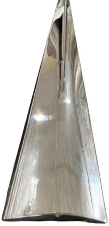 Polished Chrome Aluminium Vinyl Edge Small Step Edging