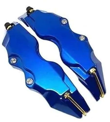 TYUIGHF 2 Pcs Car Brake Caliper Cover, for Land Rover Range Rover Evoque 2020-2023 Caliper Cover,Brake Caliper Protector,Brake Caliper Covers Set,Decorative,L(28cm×7.5cm×6cm)-Blue