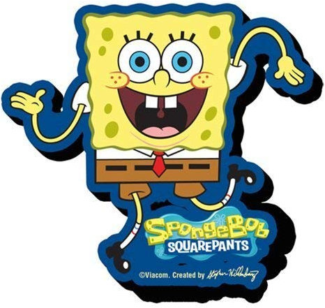 AQUARIUS SpongeBob Magnet Funky Chunky 95538 - Dekoratives Magnet, Cartoonhaft, 1 Stück, Kunststoff