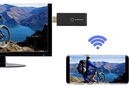 Clé de Streaming HDMI Renkforce renkCast 3 AirPlay, Miracast, DLNA, antenne extrerne