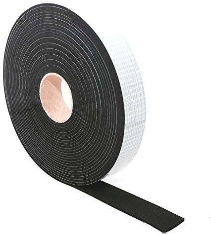 EPDM Zellkautschuk Dichtungsband einseitig, selbstklebend Moosgummi - 10meter je Rolle- Breite (5 bis 100) mm x Dicke (1 bis 20) mm Premium-Qualität mit Geld-zurück-Garantie (20x2)