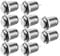 Gebildet 10pezzi Pulsante Impermeabile Momentaneo a Pulsante in Acciaio Inossidabile Acceso Spento 12mm 2A/12V/24V/125V/250V(Testa Alta)