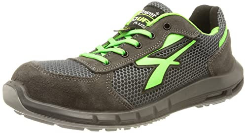 U-POWER Rep UP Plus® Gemini, Sicherheitsschuhe, leicht und bequem, extrem atmungsaktives Nylon, Infinergy-Einsatz, mit Aluminium-Zehenkappen - Black 42