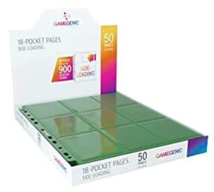 GAMEGEN!C GGS30006ML Sideloading 18-Pocket Pages Display Green (50)