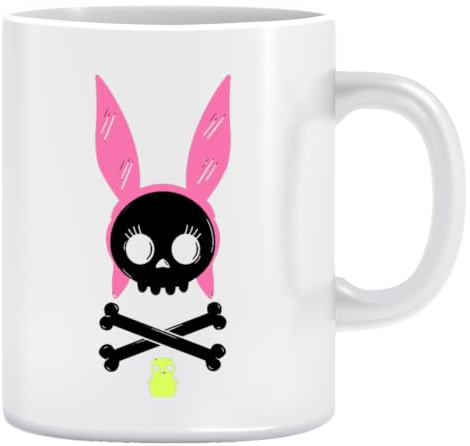 Vendax Schädel Louise - Bobs Burger Keramiktasse Ceramic Mug Cup
