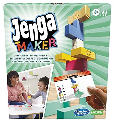 Hasbro - Gaming Jenga Maker, 8+