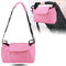 Organizer per pannolini da appendere al passeggino o al passeggino, organizer universale con spallacci (rosa)