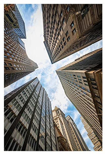 artboxONE Poster 30x20 cm Städte New Yorker Wolkenkratzer - Bild ny bildende Kunst Ecke