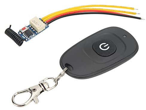 Interruttore Relè Comando Remoto Mini 3.5-12V con Ricevitore Trasmettitore 433.92 MHz -113dBm Moderno Controllo Interruttore Elettronico Efficiente