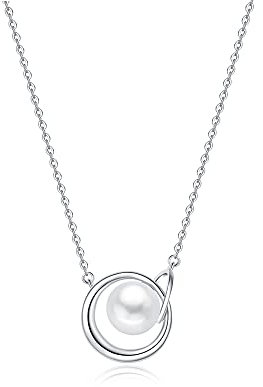 McPearl Original Perlenanhänger mit Kette, Perlenkette - Damen.Top Qualität aus Deutschland.