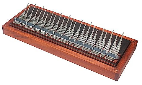 BailingDS Kalimba mit 72 Tasten, Array Mbira, chromatisches Fingerpiano, 3 Oktaven, Schwarz