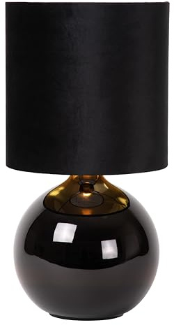 LUCIDE ESTERAD - Tischlampe - Ø 24 cm - 1xE14 - Schwarz