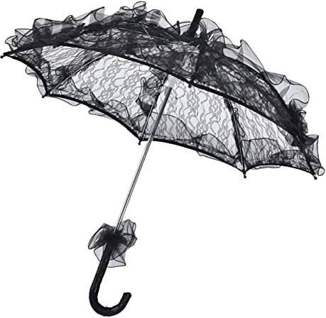 TYCIONG Elegante sombrilla de encaje para boda, paraguas de novia para decoración de fotografía y accesorios de fiesta