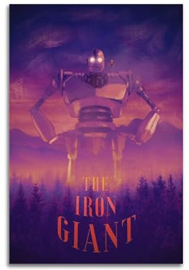 greb The Iron Giant Movie Canvas Poster Room Decor Aesthetic Poster Artistic Poster for Bedroom Living Room Walls 08x12inch(20x30cm) Unframe-style
