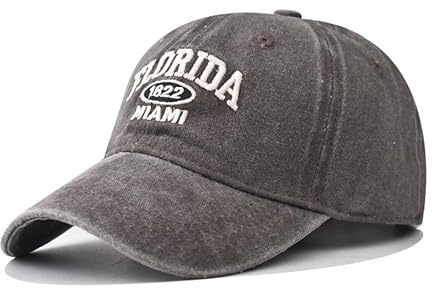 FVKTHNVS Dad Cap Unisex Herren Baseball Cap 5-Panel Design Baumwolle Mesh Cap Florida 1822 Stickerei