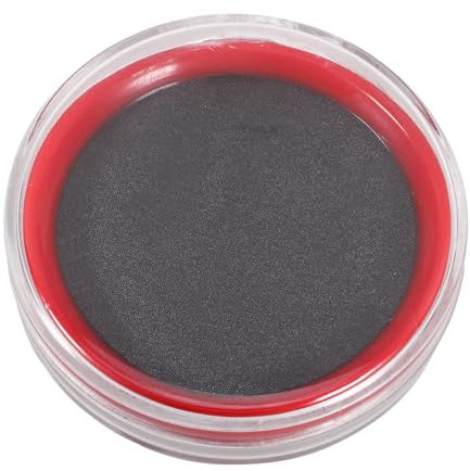 PLAFOPE Kleiner Runder Stempelkissen für Vielseitige Anwendungen Dokumentenstempel Datei Stempelkissen Tragbares Stempelkissen Schnelltrocknendes Stempelkissen Rundes Stempelkissen für Bastelprojekte