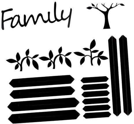 Angoily 3D Acrylic Family Tree Wall and Girls Decor Photo Frame Tree Sticker for Living Room Boys and Girls