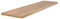 HausFux studioLINE MDF-Innenfensterbank nach Maß - 1,8 cm stark, melaminbeschichtet, mit ABS-Kante - Made in Germany - individueller Zuschnitt (Berg Esche, T x L | 15 x 50 cm)