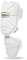 Franklin Sport Baseball Elbow Guard - PRT Series Youth Baseball + Softball Elbow Shield for Batting - Protective Elbow + Forearm Pad - Right + Left Hand Hitters - White/Gold - One Size - Youth