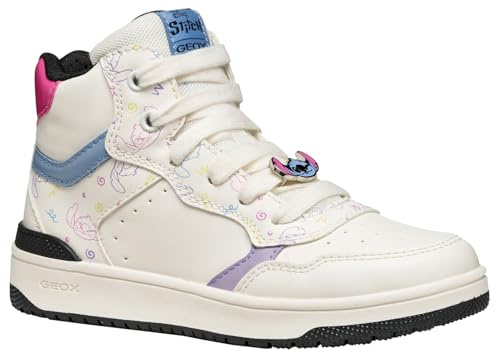 Geox JUNIOR J WASHIBA Girl Sneakers White/Multicolor 37_EU