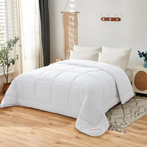 NH NOVOTEXTIL HOGAR Edredón Relleno Nórdico Cama 90 (150x220), Edredón de Fibra 350 gr/m2, Nórdico Térmico, Hipoalergénico, Suave y Transpirable, Ideal para Otoño e Invierno