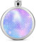 Flacon De Hanche En Acier Inoxydable Écailles De Sirène Lumineuses Flasque À Alcool Bouteille De Whisky De Poche Pour Vodka Rum 9x9cm