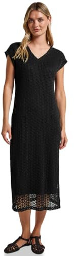 Street One Sleevless Lace Dress_solid Black 38