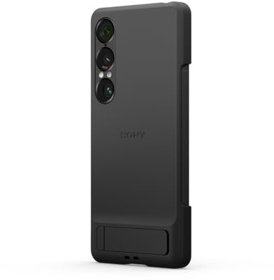 Sony - Stilvolle Hülle mit Standfuß für das Xperia 1 VII, Slate Black