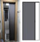 Porta a fisarmonica larga 60-90 cm, porta pieghevole per bagno, dimensioni personalizzabili, porte interne a libro con accessori, porta scorrevole divisoria senza foratura