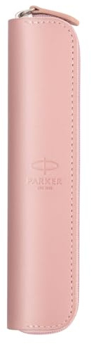 Parker 2186242 Original Leather Pink Case for 1 or 2 Pens
