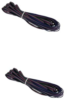 DIYEAH 2 Stück LED Light - Kabelverlängerungskabel led lichterband 4-polige Leitung RGB-Streifenlicht - Verlängerungskabel 4-poliges Verlängerungskabel Streifen licht