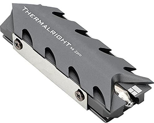 Thermalright M.2 2280 Pro SSD Heatsink, 8 mm Heatpipe, High Performance Double Side Thermal Pad, 2280 SSD Cooler