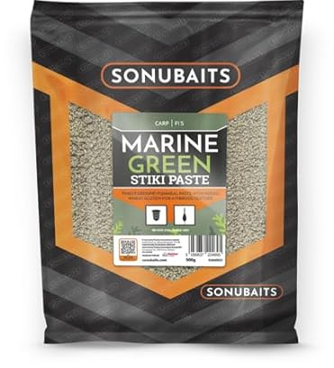Sonubaits Stiki Paste 500g – Paste Mix für Karpfen, F1 und Qualitätsfische - Smaak : Marine Green