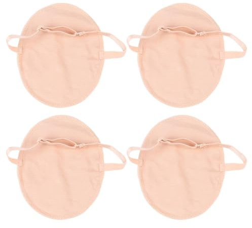 MAJORMENCH 2 Paar Baumwoll Antitranspirant Pads gegen Starken Achselschweiß Ergonomisch und Schnell Absorbierend Einfach zu Verwenden für Damen und Herren im Sommer
