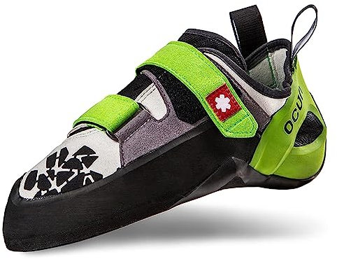 Ocun Jett QC Kletterschuhe, Gray-Green, UK 8
