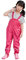 Pantalon Imperméable Enfant Outdoor Sports Pantalon de Pluie Salopette Impermeable Garcon Fille Respirant Salopette Étanche Pantalon de Boue Rose/122/128