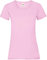 Fruit of the Loom Rundhals Damen T-Shirt, Farbe:Rose, GröÃŸe:L