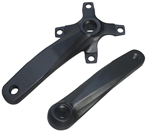 FITYLE Fahrradkurbel, Aluminiumlegierung Fahrradkurbelsatz Links und Rechts Mountainbike Kurbel BCD 104mm Fahrradzubehör