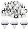 LuLiyLdJ 50 Pièces Clips de Fixation de Voiture Clips de Fixation Universels pour Voiture Rivets en Plastique Bandes de Fixation de Corps pour Panneaux de Porte
