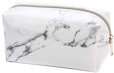 Wresetly Trousse de papeterie en polyuréthane avec fermeture éclair or rose pour filles et adolescentes, & Gold.