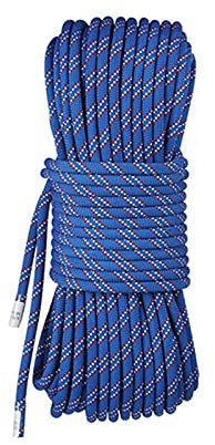 Ligne de quai Diamètre 10.5mm ou 12mm 20-100m Tension applicable 2500kg Haute résistance Sécurité Sécurité Corde Statique Statique pour Bateaux ( Color : Blue Diameter 12mm , Length(m) : 100 meter )
