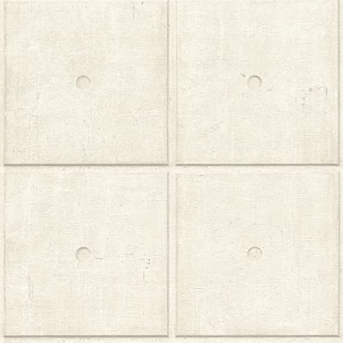 Rasch Tapete 499414 - Vliestapete in Weiß mit Beton-Optik, Sichtbeton-Optik, Beton aus der Kollektion Factory V