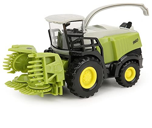 1 42 Giocattolo in Miniatura per Mietitrebbia in Lega e Modello di Veicolo in Plastica Giocattoli Educativi per Auto da Fattoria per Bambini
