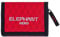 Elephant Geldbörse Kinder Portemonnaie Hero Signature Wallet Schlüsselkette Börse Mädchen Jungen Ausweishülle Geldbeutel Schülerbörse Purse (Red Cube 12864 (Rot Schwarz))